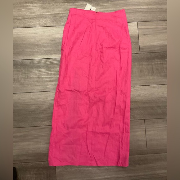 Zara Pink Beaded Midi Skirt - Picture 7 of 7